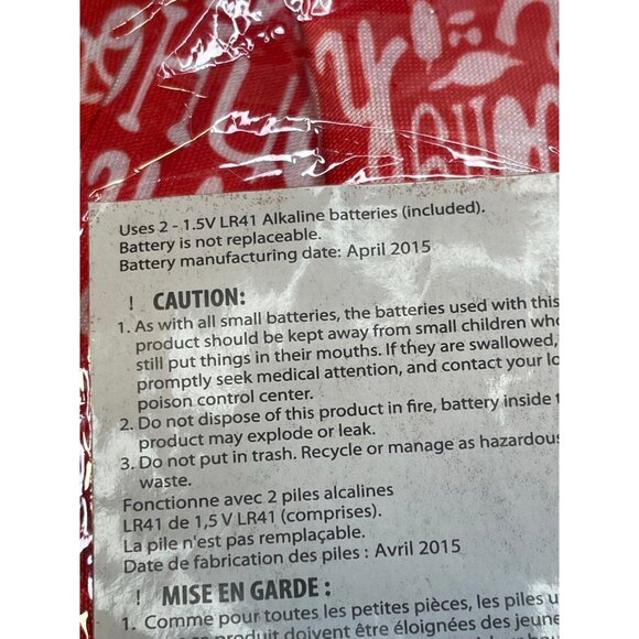 Christmas House Musical Tie Jingle Bells joy merry xmas not working red - Picture 5 of 9